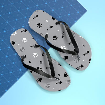 Dog Lover's Flip Flops | Cute Paw Print Outdoor Sandals for Summer, Pet Gifts, Beachwear, Relaxation Footwear, Animal Lover Accessories - Picknmore