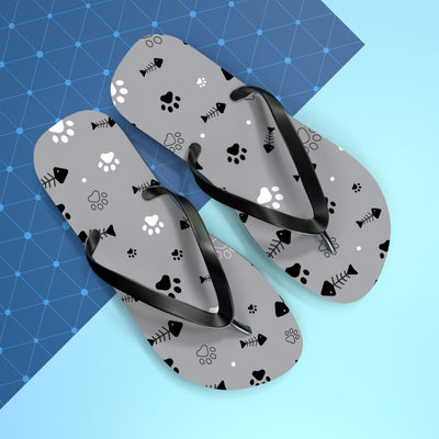 Dog Lover's Flip Flops | Cute Paw Print Outdoor Sandals for Summer, Pet Gifts, Beachwear, Relaxation Footwear, Animal Lover Accessories - Picknmore