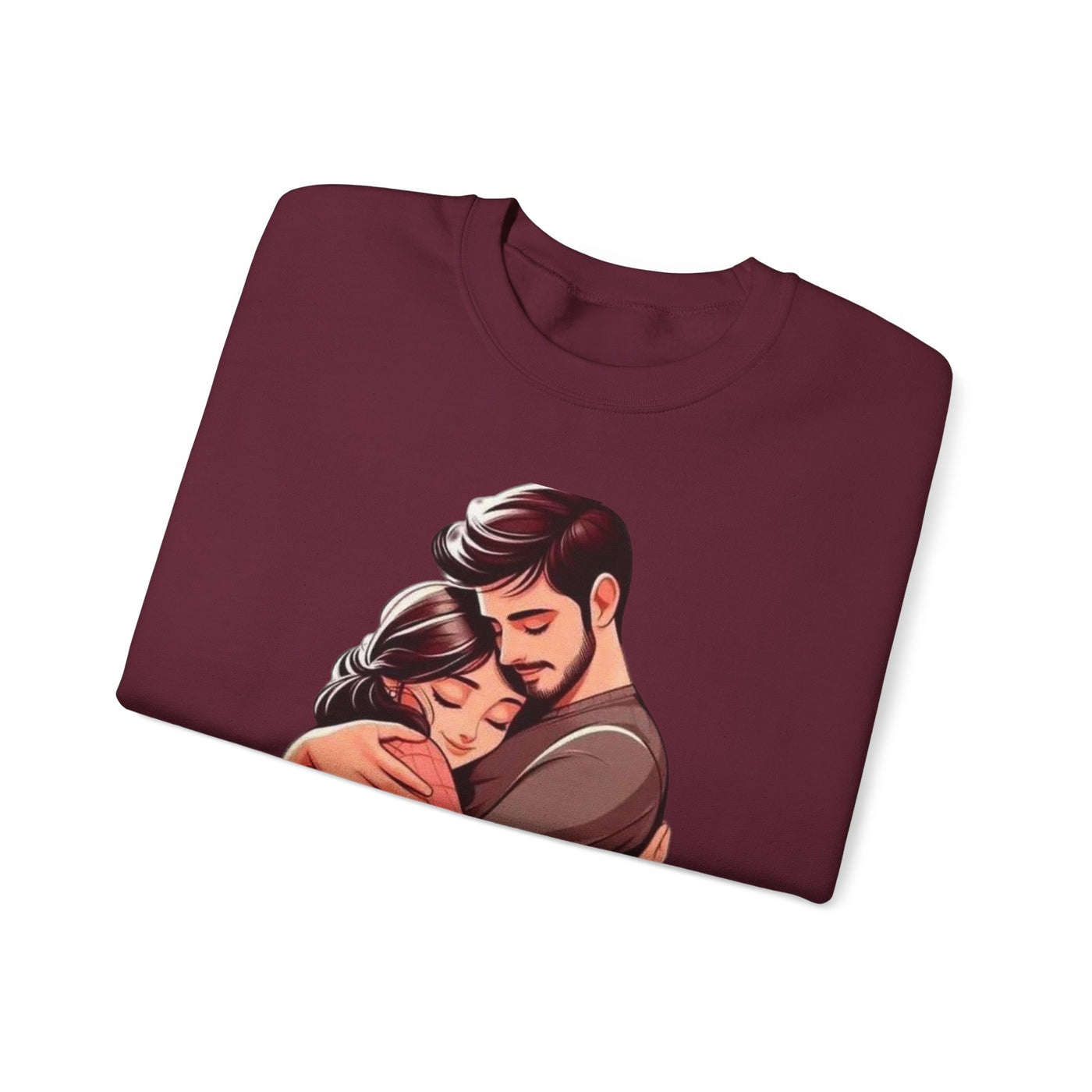 Love-Themed Crewneck Sweatshirt - Cozy Gift for Couples - Picknmore
