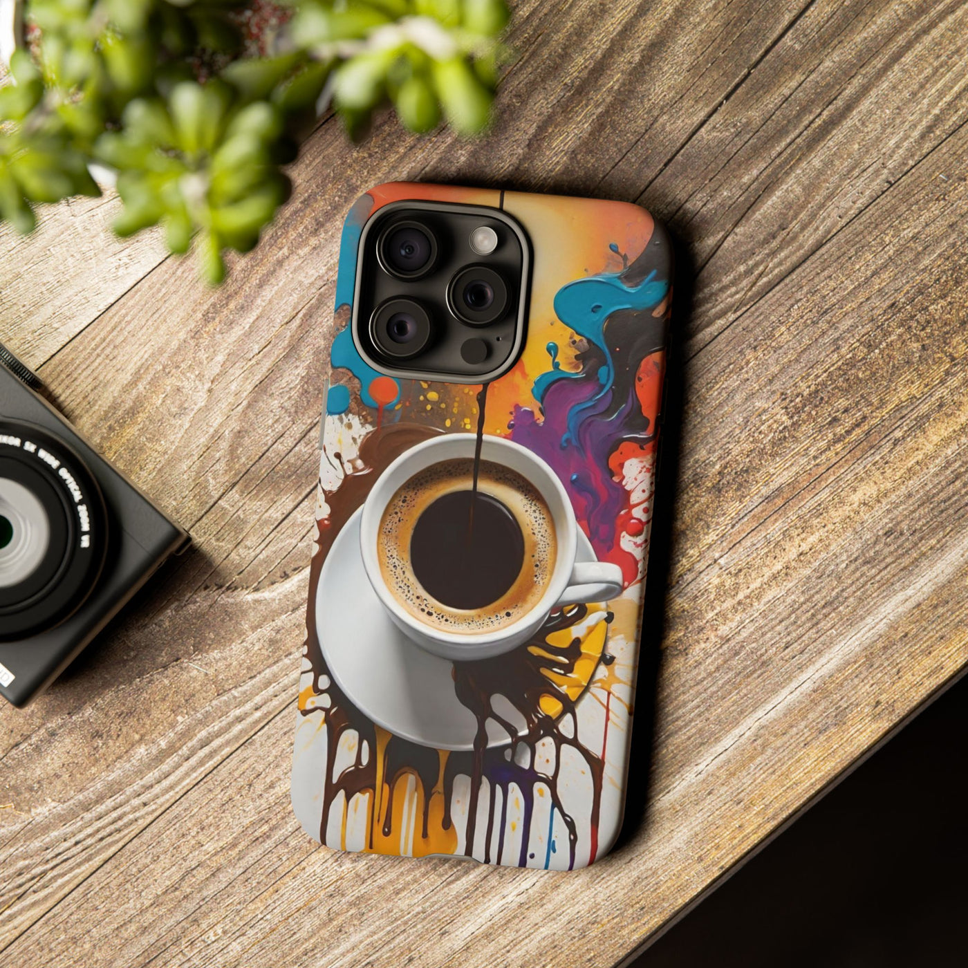 Coffee Cup Phone Case - Colorful Caffeine Lover Protection - Picknmore