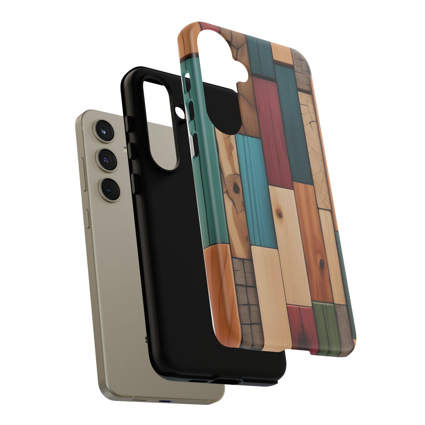 Wooden Phone Case - Eco-Friendly Colorful Protection - Picknmore