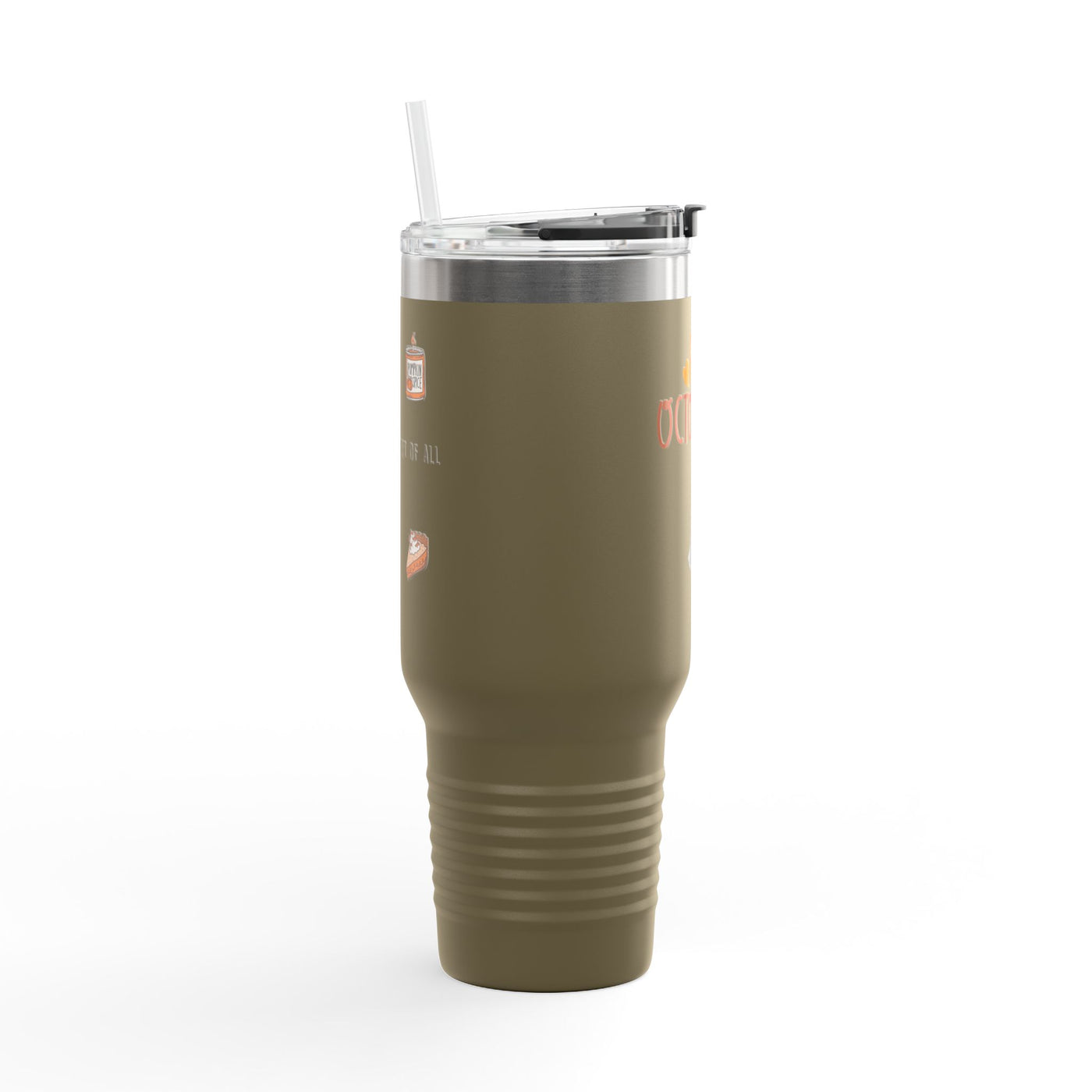 Halloween-Themed Insulated Travel Mug | 40oz | Perfect for October Parties, Fall Events, Cozy Drinks, Gifts for Coffee Lovers - Picknmore