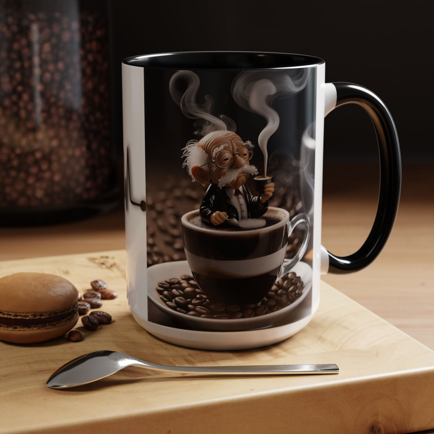 Coffee Lover's Heartbeat Mug - Caffeine Addiction Design - Picknmore