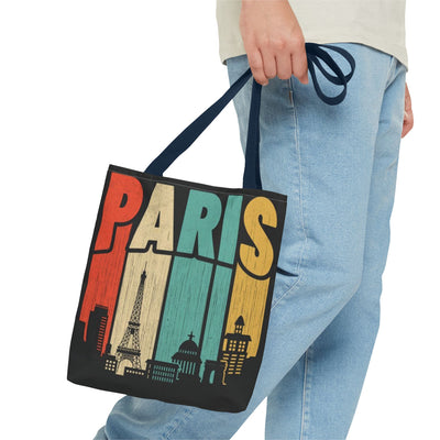 Paris Cityscape Tote Bag - Parisian Art Print Shopping Bag - Picknmore