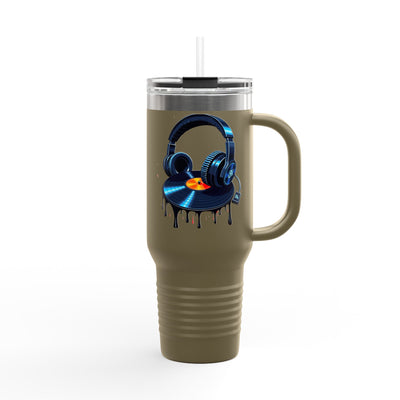 Colorful 40oz Travel Mug - Insulated Tumbler for Music Lovers - Picknmore