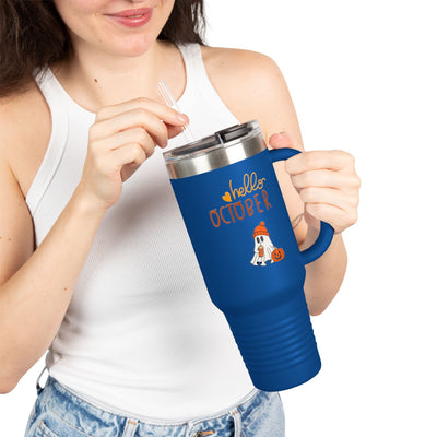Halloween-Themed Insulated Travel Mug | 40oz | Perfect for October Parties, Fall Events, Cozy Drinks, Gifts for Coffee Lovers - Picknmore