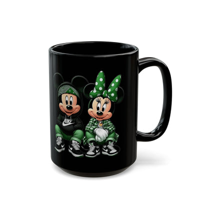 Mickey & Minnie Coffee Mug, Cute Disney Drinkware, Perfect Gift for Fans, Unique Holiday Mug, Fun Kitchen Decor