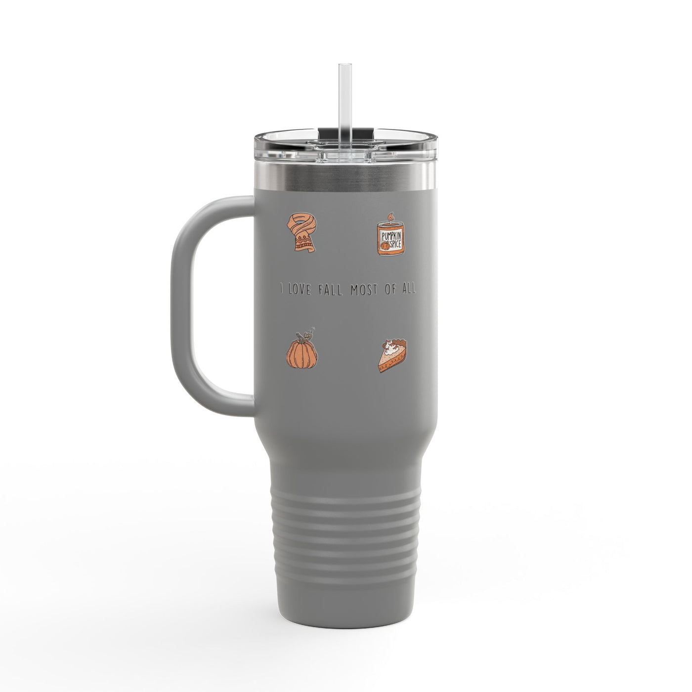 Halloween-Themed Insulated Travel Mug | 40oz | Perfect for October Parties, Fall Events, Cozy Drinks, Gifts for Coffee Lovers - Picknmore