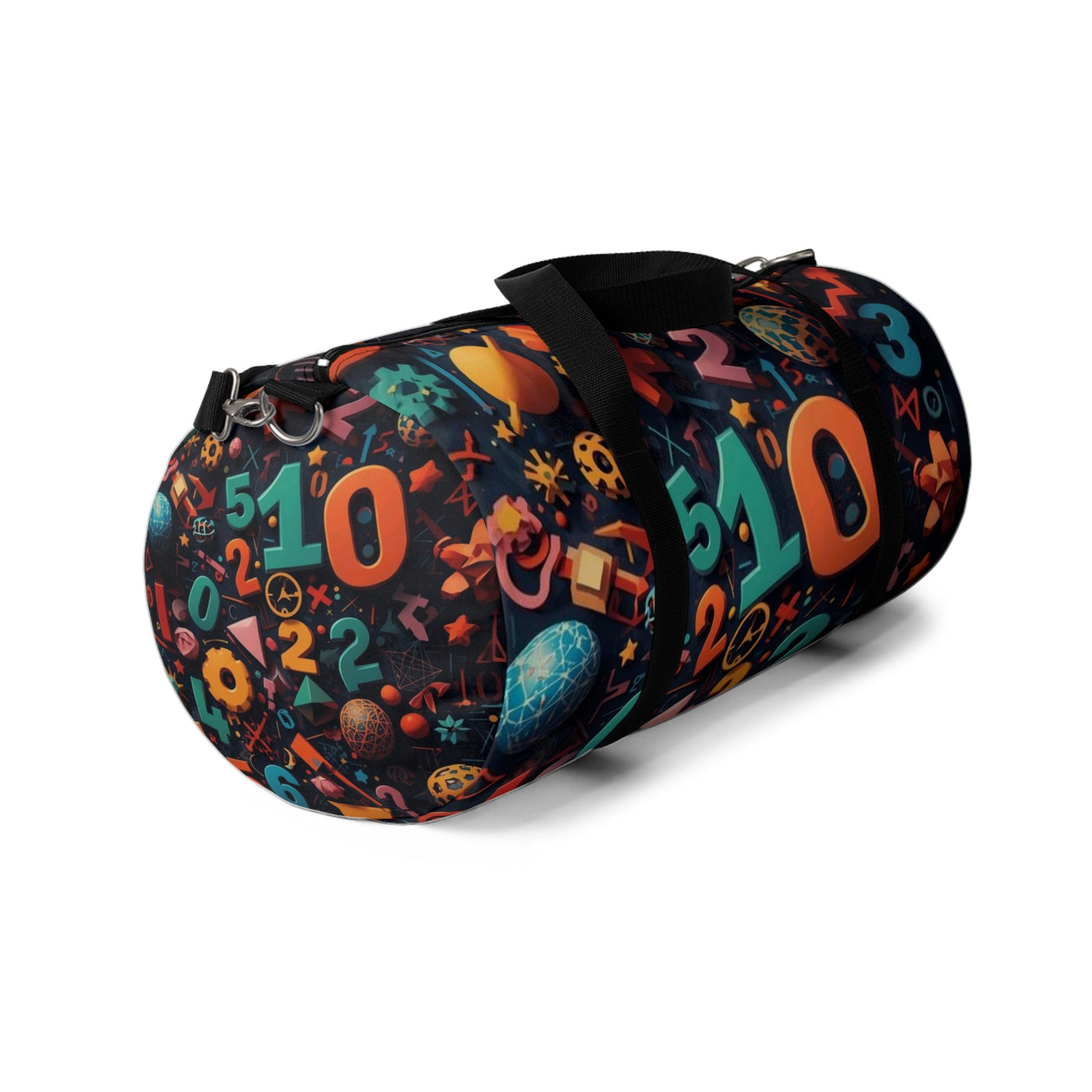 Colorful Numbers Duffel Bag - Fun Travel & Gym Bag for Students - Picknmore