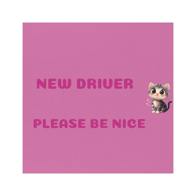New Driver Car Magnet - Cute Safety Sign for Girls & Teen Drivers - Picknmore