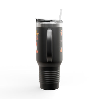 Halloween-Themed Insulated Travel Mug | 40oz | Perfect for October Parties, Fall Events, Cozy Drinks, Gifts for Coffee Lovers - Picknmore