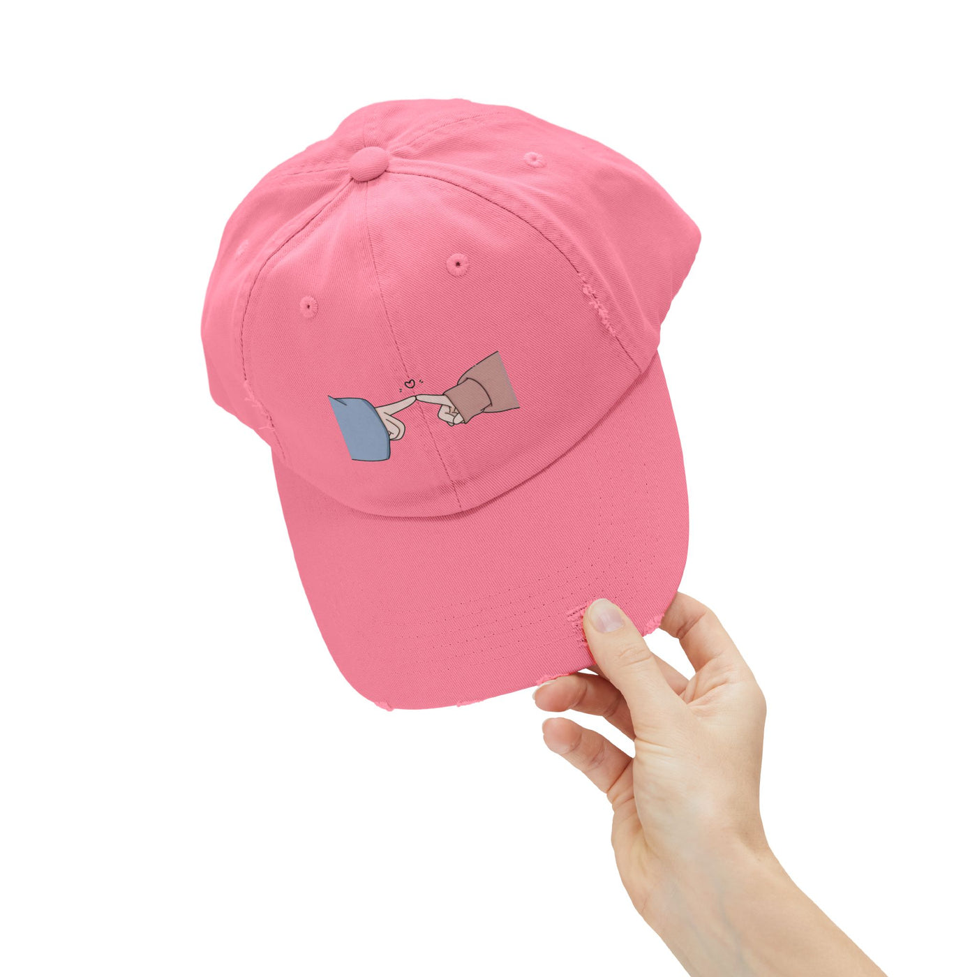 Playful Finger Pointing Hat - Fun Distressed Cap for Girls - Picknmore