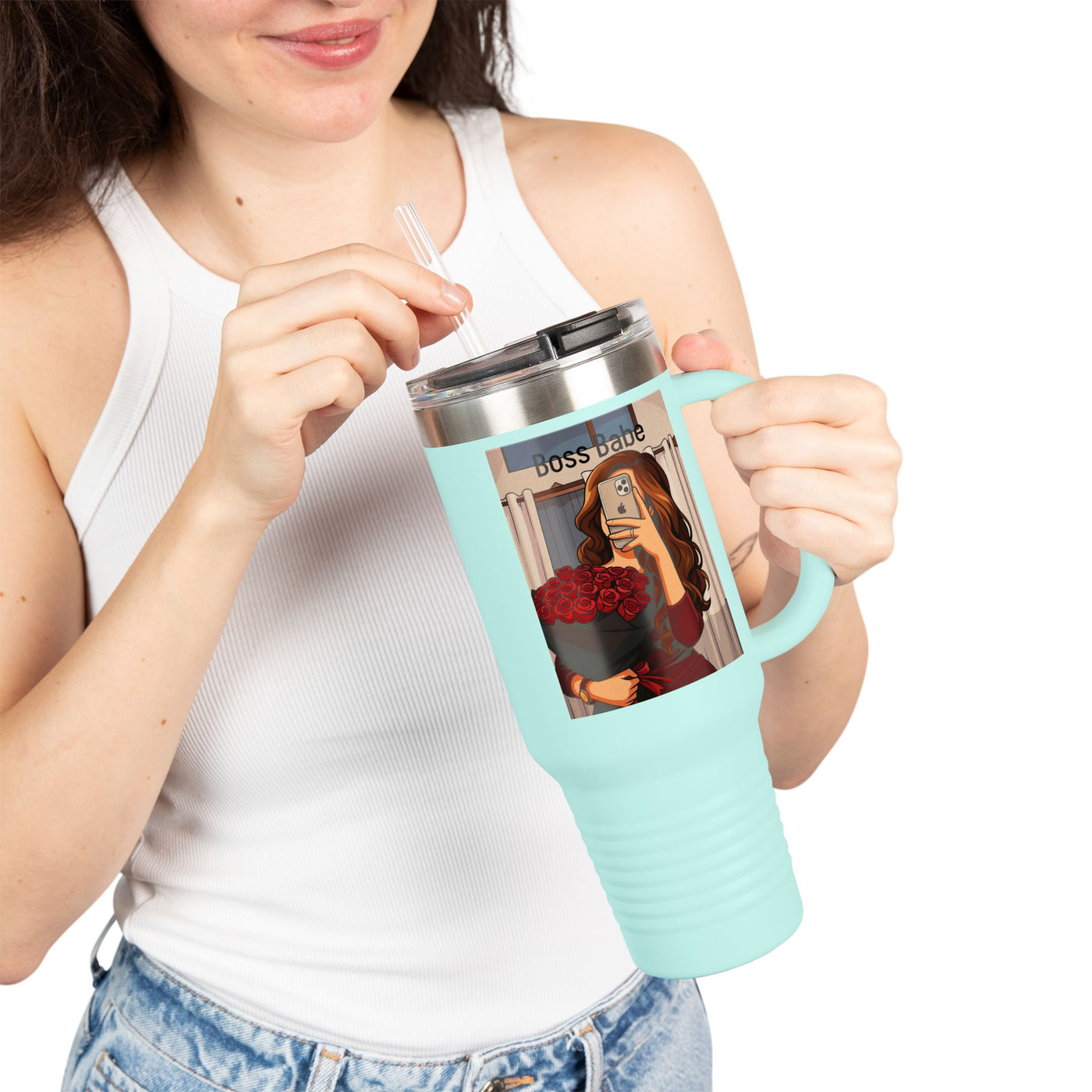 Boss Babe Travel Mug - Stylish Insulated Tumbler for Empowered Women - Picknmore