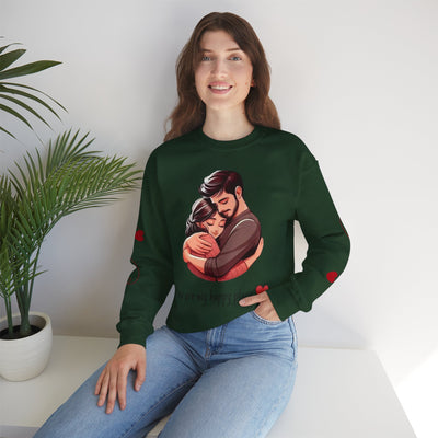 Love-Themed Crewneck Sweatshirt - Cozy Gift for Couples - Picknmore