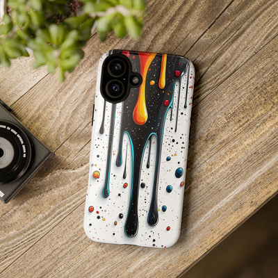 Abstract Drip Phone Case - Artistic Design Protection - Picknmore