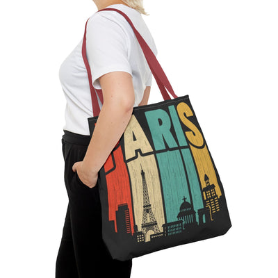 Paris Cityscape Tote Bag - Parisian Art Print Shopping Bag - Picknmore