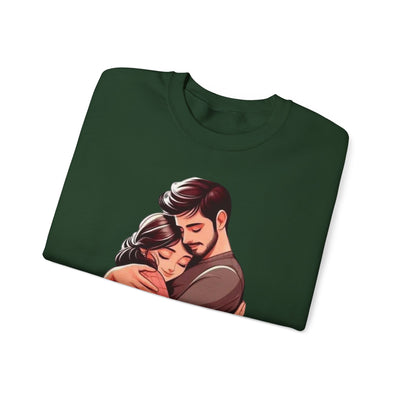 Love-Themed Crewneck Sweatshirt - Cozy Gift for Couples - Picknmore