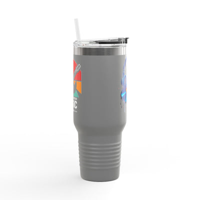 Colorful 40oz Travel Mug - Insulated Tumbler for Music Lovers - Picknmore